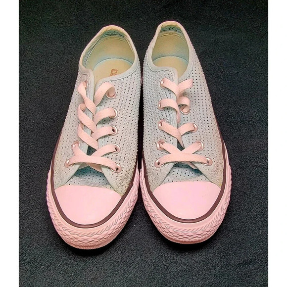 Converse All Star Mesh Sneakers Women’s 6 Mint Green Low Casual 551623F - Picture 2 of 9